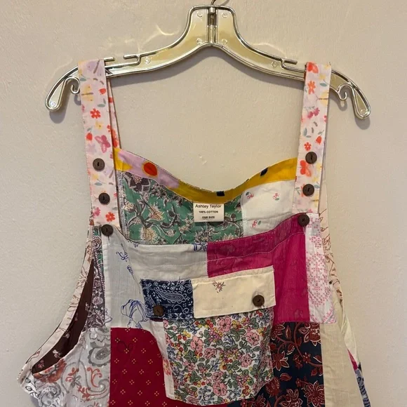 Ashley Taylor Colorful Patchwork Jumpsuit